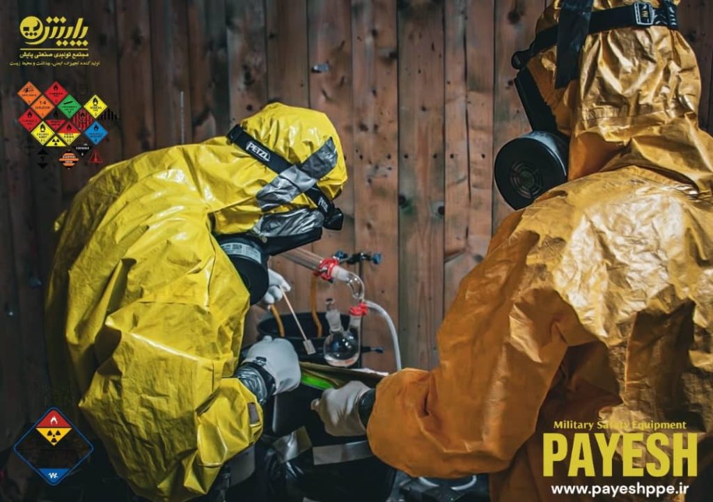 لباس ضد اسید-لباس ضد اسید پایش-cbrn-تجهیزات هزمت